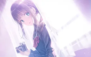 甜美动漫少女图片大全_8