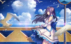 甜美动漫少女图片大全_14