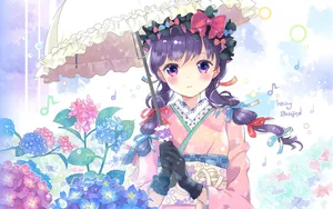 精致的动漫美女壁纸_9