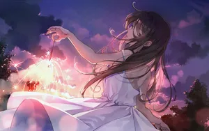 精致的动漫美女壁纸_10