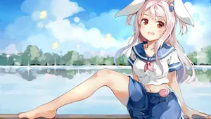 可爱甜美动漫女生图片_9