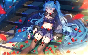 二次元动漫女孩插画壁纸