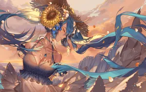 二次元动漫女孩插画壁纸_4