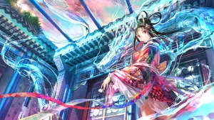 精选动漫少女漫画壁纸_6