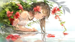 日本二次元卡通美女图片_3