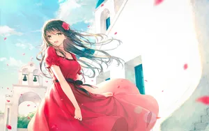 唯美动漫美女高清图片