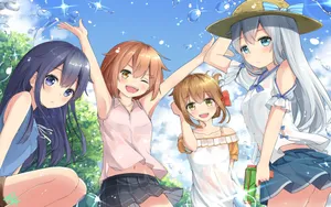 日本卡通动漫美女图片壁纸_7