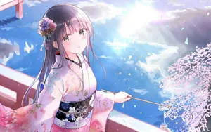 日本卡通动漫美女图片壁纸_10