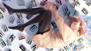 手绘同人动漫美女图片壁纸_4