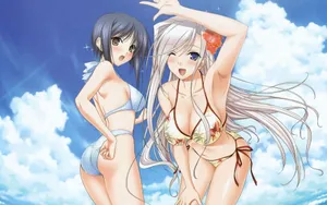 二次元性感少女美女图片壁纸_4