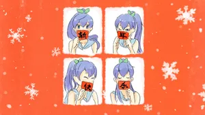 美少女鸡年动漫壁纸_2
