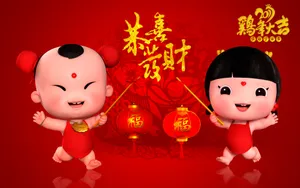 招财童子之金童玉女送五福_4