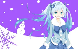 雪初音动漫桌面壁纸_3