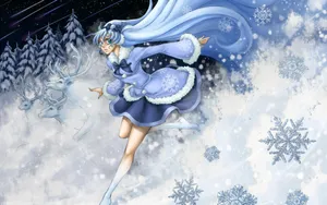 雪初音动漫桌面壁纸_4