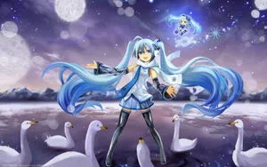 雪初音动漫桌面壁纸_8