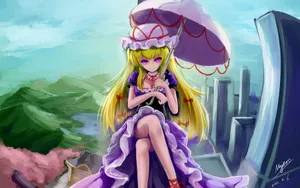 八云紫萌娘图片壁纸_11