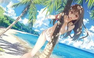 高清动漫美女插画壁纸_6
