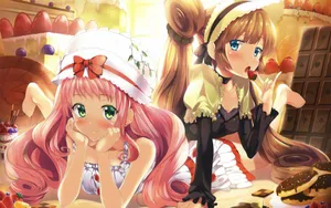 高清动漫美女插画壁纸_7