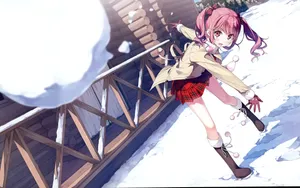 高清动漫美女插画壁纸_11