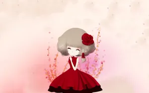 花花公主卡通女孩壁纸_9