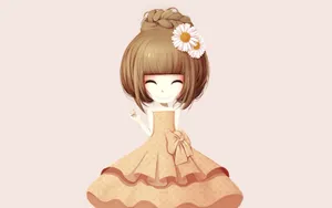 花花公主卡通女孩壁纸_10