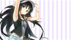 三日月夜空桌面壁纸_8