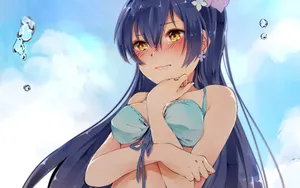 动漫人物园田海未壁纸_5