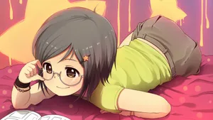 动漫美女桌面壁纸