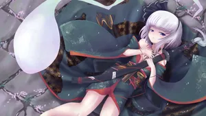 和服动漫少女图片_12