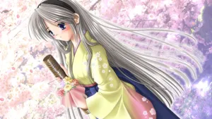 和服动漫少女图片_16