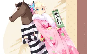 二次元马年新年动漫壁纸_6