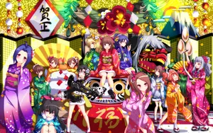 二次元马年新年动漫壁纸_12
