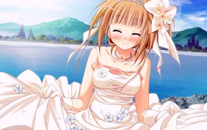 清新动漫美女桌面壁纸_3