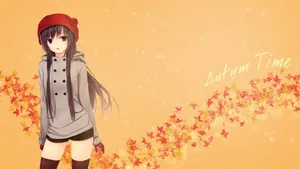 动漫女孩宽屏桌面壁纸_3