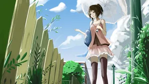 动漫女孩宽屏桌面壁纸_4