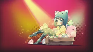 动漫女孩宽屏桌面壁纸_16