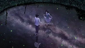 萤火虫之夏浪漫情侣动漫壁纸