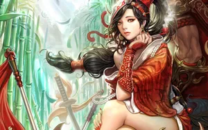 可爱美丽的动漫妹妹壁纸_14