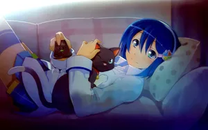 Windows萌娘窗边七美壁纸_5