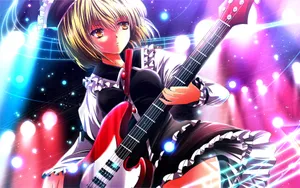 吉它音乐动漫美女壁纸_10