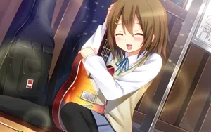 吉它音乐动漫美女壁纸_13