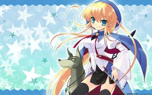 七色星露动漫美女壁纸_12