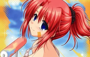 车轮之国向日葵的少女图片壁纸_3