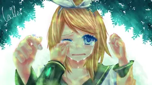 镜音铃动漫人物桌面壁纸_13