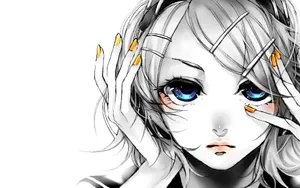 镜音铃动漫人物桌面壁纸_16