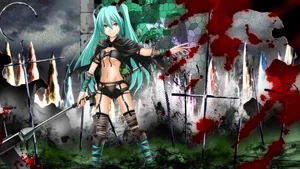 初音未来动漫美女主题壁纸_2