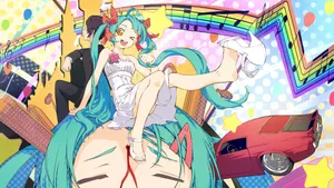 初音未来动漫美女主题壁纸_11