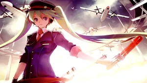 初音未来动漫美女主题壁纸_17