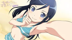 黑长直动漫少女壁纸_8
