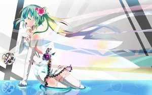 最新初音未来动漫美女桌面壁纸
